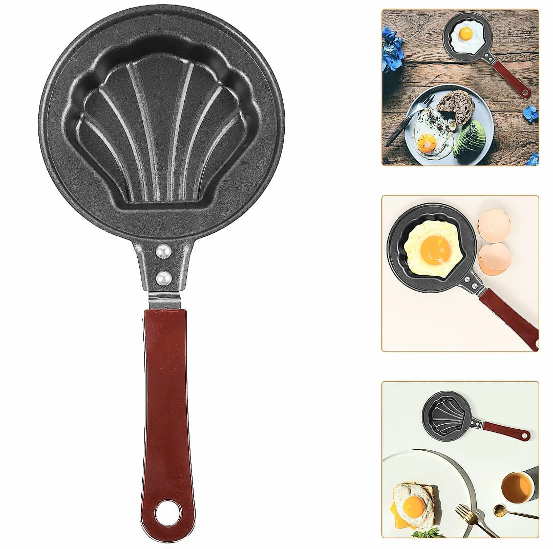 Non-Stick Shell Shape Egg Frying Pan