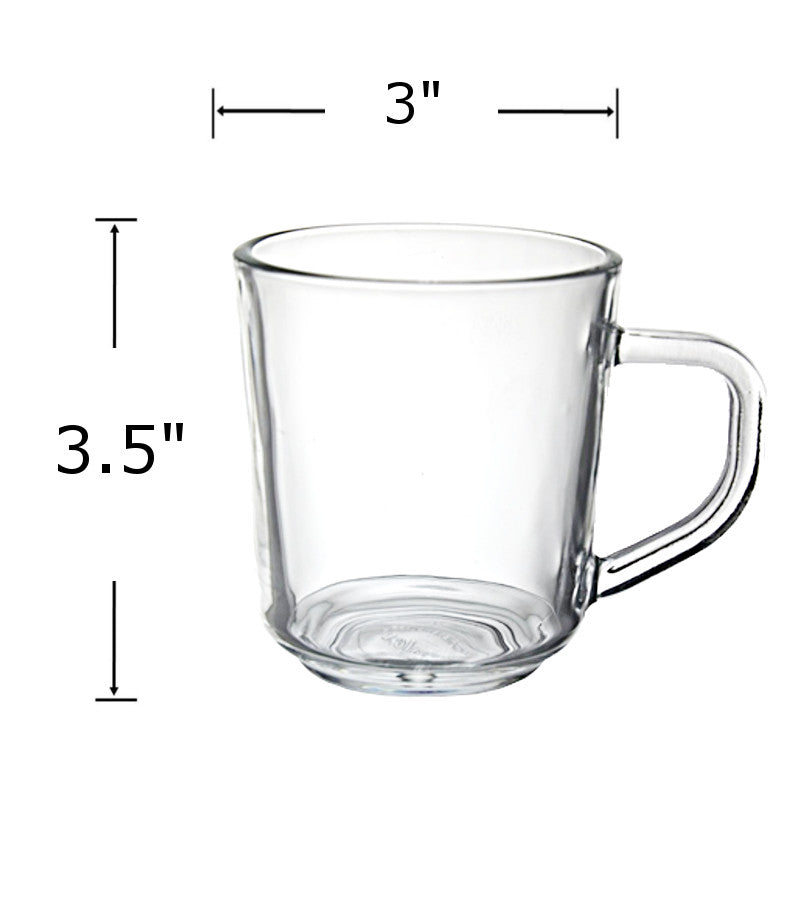 400ml Premium Glass Mug with Airtight Lid and Reusable Straw